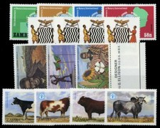 1980, Sambia, 217-20 u.a., ** - 1750934