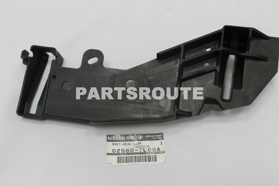 Soporte de montaje de faro derecho Infiniti G37 cupé 2008-13 Q60 OEM 62560-JL00A Foto 2 de 2