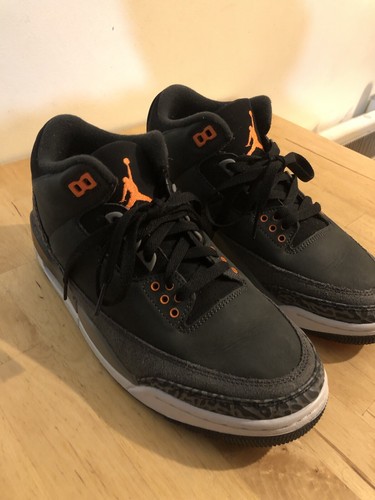 Nike Air Jordan 3 Retro Fear Trainers Size Uk 7 (CT8532-080) - Picture 2 of 13