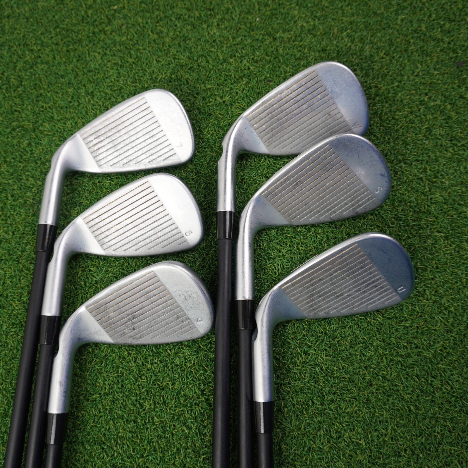 USED Ping G400 Iron Set 7PWGWSW Regular Flex Alta CB AWT Graphite