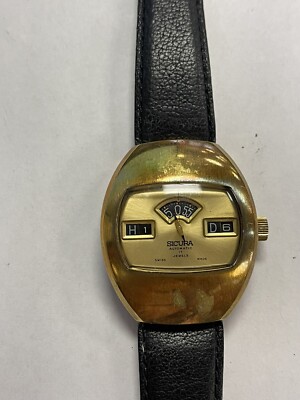 SICURA AUTOMATIC 17 JEWELS WATCH FOR PARTS ONLY | eBay