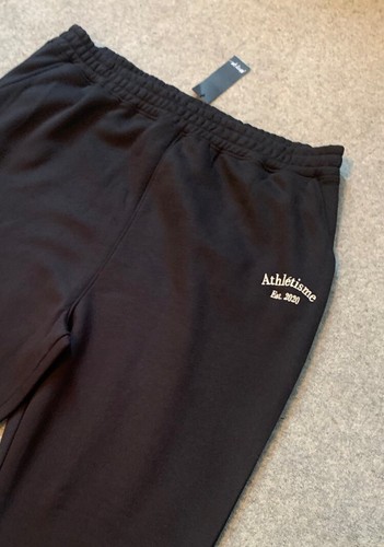 Nasty Gal Plus Athleisure Wide Leg Joggers Black UK 24 NEW RRP £30 - Picture 2 of 11