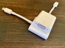 Lot of 2 Apple Mini DisplayPort Thunderbolt 2 to VGA Adapter A1307 Free S&H!!!