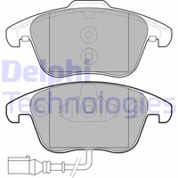 Delphi LP2110 Bremsbelagsatz, Scheibenbremse FüR Audi VW