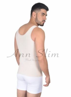 FAJA REDUCTORA UNDERSHIRT FOR MEN TUMMY CONTROL POSTURE CORRECTOR ANN SLIM 1009
