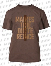 Men Money Makes the Differnce Tee Shirt to Match Wear with Jordan 1 Low OG Mocha