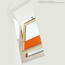Automatic Opening Pitch Roof Window, 78cm x 118cm, Pre-installed 400mm Actuator