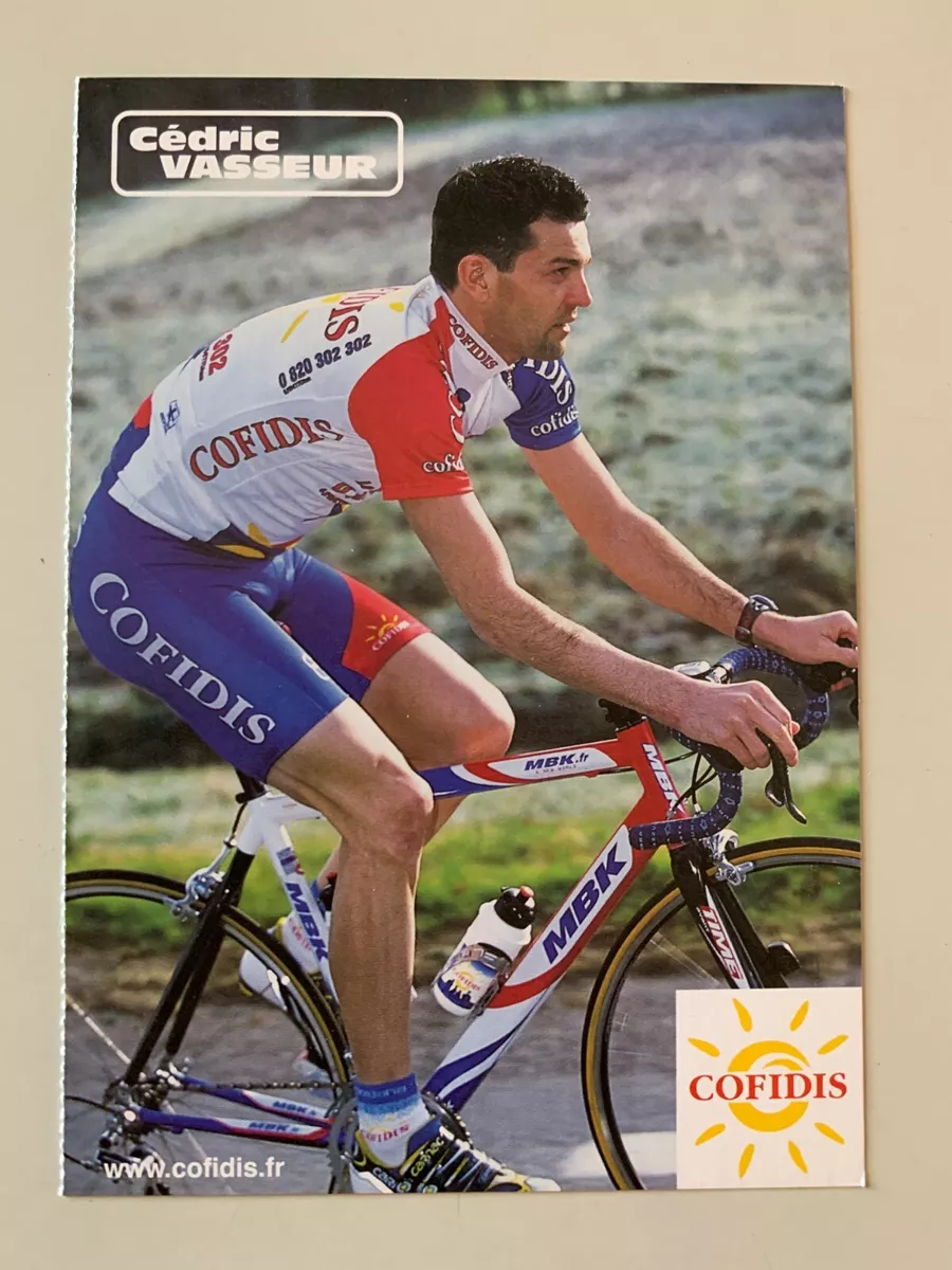 CARTE PHOTO CYCLISME COFIDIS CEDRIC VASSEUR