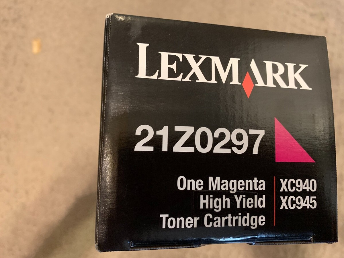 Lexmark 21Z0297 - New, OEM, sealed magenta toner cartridge! | eBay