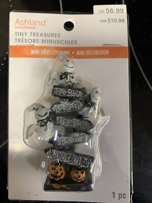 Ashland Halloween Tiny Treasures White Pumpkins
