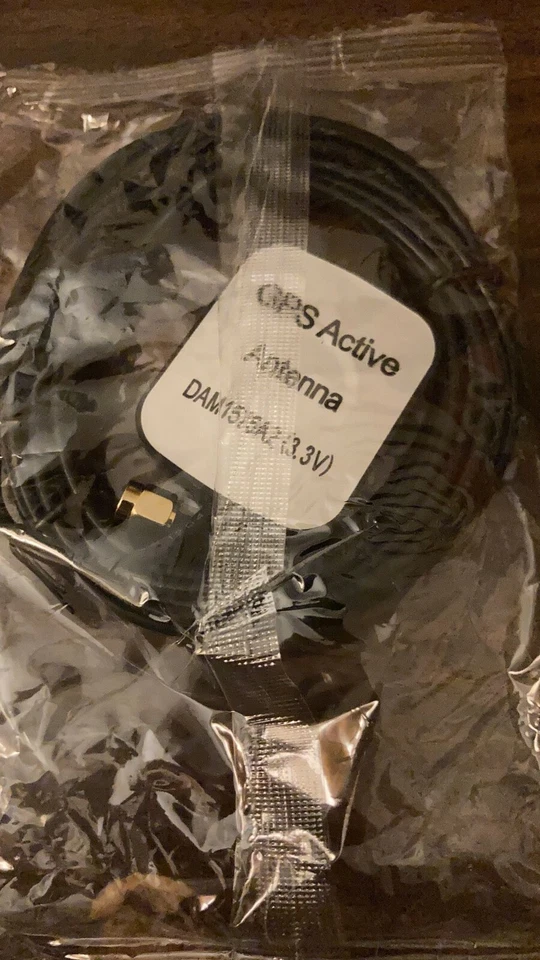 GPS Active Antenna 3.3 Volt DAM-1575A2 3.M RG174 Cable SMA Male -NEW- Fast Ship - Image 2 of 2