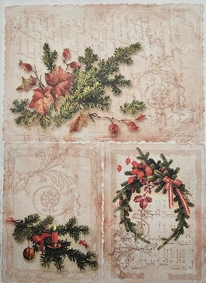 Rice Paper for Decoupage Scrapbook Craft/ Christmas Decorations 41