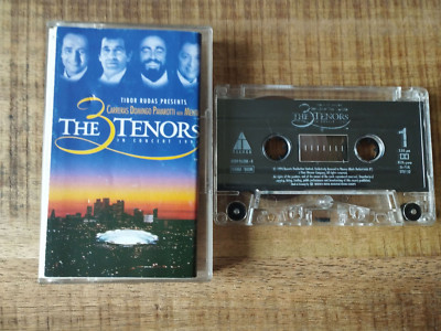 The Three Tenors  Carreras Domingo Pavarotti Mehta 1994 - Cinta Tape Cassette