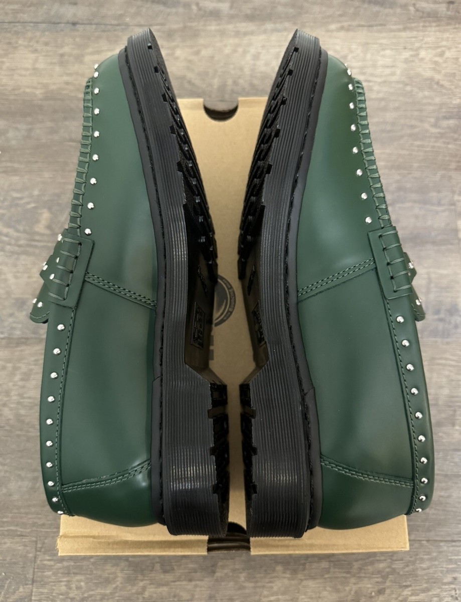 靴 Supreme Dr. Martens Loafer GREEN 28cm Dr. Martens Studded Penton Loafer Supreme Green Men's