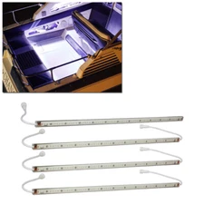 4pc LEDGlow White LED Boat Deck & Cabin Marine Neon Lighting Kit - Waterproof
