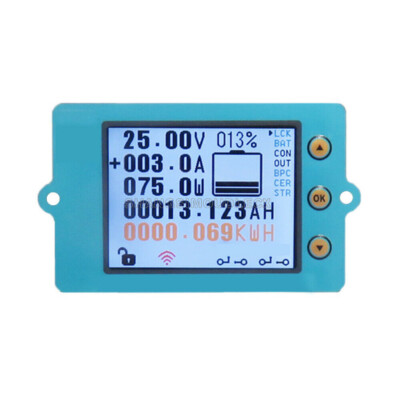 Wireless Battery Monitor Meter DC120V 100A VOLT AMP AH SOC Remaining Capacity