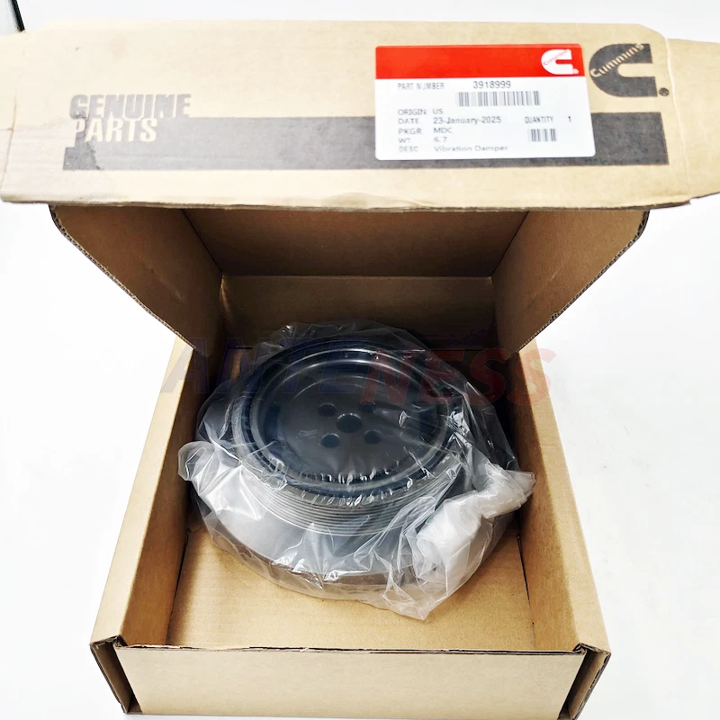 Engine Damper Harmonic Balancer 3918999 For Cummins 5.9L 24v Dodge Ram 98-02 - Image 2 of 4