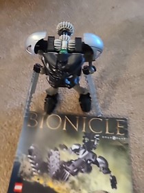 LEGO BIONICLE #8566 Toa Onua Nuva (2002) Complete w Instructions 