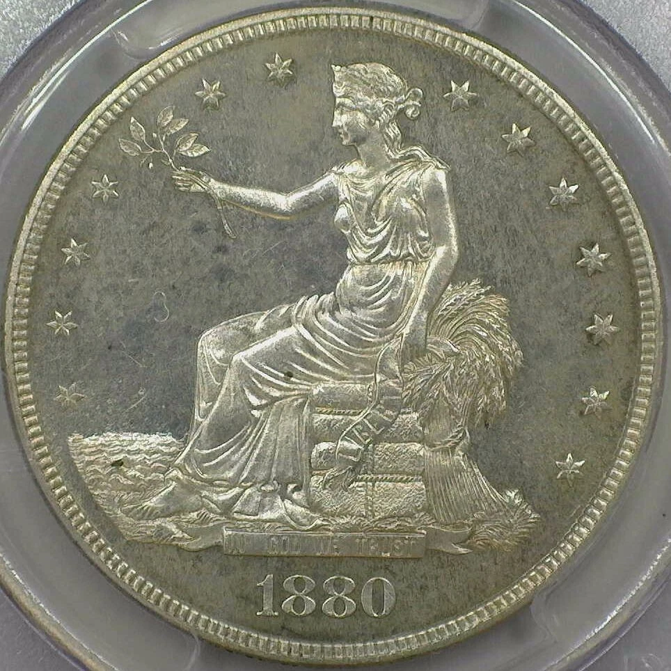 1880 Trade Dollar Certified PCGS PR64 $1 Proof Grade #25034323 Type Coin