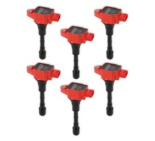 Msd 827916 Blaster Series Ignition Coils Red 6-pack