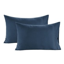 100 Organic Cotton King Size Pillow Cases Set of 2 20''x36'' Pillow Cases Kin
