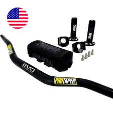 ProTaper EVO Fat Bar 1-1/8" Handlebar for Dirt Bike ATV Quad –Grips Pad Included