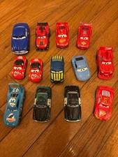 Disney Pixar CARS Lot of 13 Toy Cars Pre-owned Used Mixed