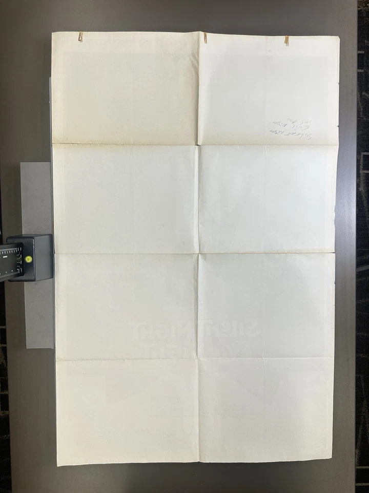 Póster original de la película Silent Nigh Evil Night (1975) 27x41" Foto 2 de 2