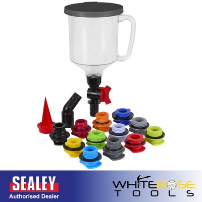 Sealey Master Motoröltrichter-Einfüllset 15-teilig