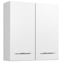 Badezimmer HäNgeschrank Weiß 60 X 64 X 20Cm Wandschrank Badschrank BadmöBel