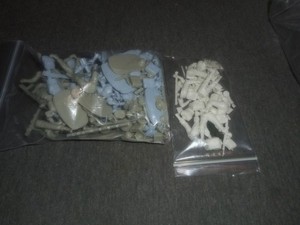 AIRFIX, 1/32 ALLIED SOLDIERS PLASTIC MODEL KIT, NO BOX, BAGGED KIT, AS IS