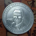 Max Keiser Crash Banksters - Buy Silver 2011 1 ounce .999 Fine Silver Round