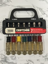 Vintage Craftsman 7 Piece Nut Driver Set Sae With Plastic Case 94196 New Vintage Craftsman 7 Piece Nut Driver Set Sae With Plastic Case 94196 New