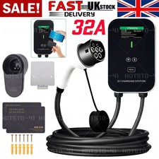 32A 7KW EV Charger Type 2 Electric Car Charging Station Wallbox With 5M Cable GB