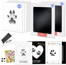 MYPAWLETS Paw Print Kit,Clean Touch/Inkless Ink Pad for Dog/Cat Pawprints,Paw