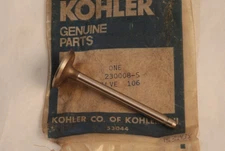 Genuine Kohler OEM Intake Valve part# 230008