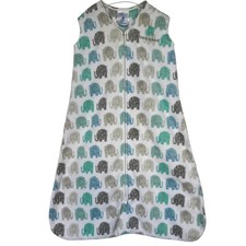 Halo SleepSack Wearable Fleece Blanket Elephant Print Medium 6-12 Months Baby