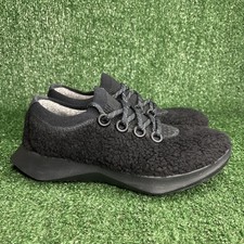 NEW Allbirds Wool Dasher 2 Mizzle WD2 Black Fluff Comfort Fleece Women's Size 9