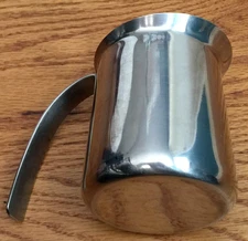 KRUPS 18-8 STAINLESS STEEL PITCHER COFFEE BARISTA MILK FROTHING JUG VINTAGE 90s
