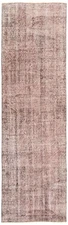 Vintage Hand-knotted Runner Rug 2'8" x 8'10" Traditional Oriental Wool Carpet