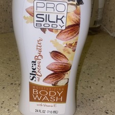 PRO SILK BODY Shea  Cocoa Butter Vitamin E Moisturizing Body Wash 24 fl oz