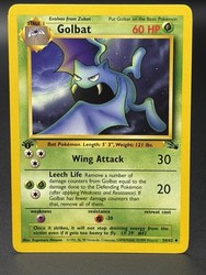 Golbat 34/62 Fossil 1st Edition Uncommon