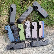 Key Organizer Compact Metal Key Chain Minimalist Key Case Secures 1-5 Keys