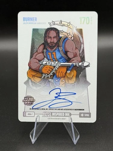 2026 Bo Jackson Battle Arena Griffey Set Burner auto Steel SP Jalen Brunson