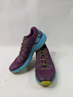 Salomon  XA Elevate Trail Running Shoes Sz 7.5 Purple & Aqua Womens Outdoor