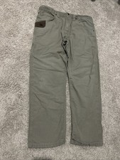 Wrangler RIGGS Workwear Khaki Pants Mens Size 35 x 30