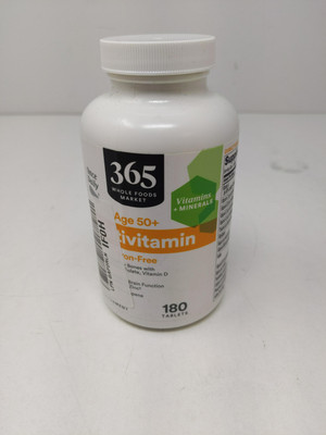 10/27 365 By Whole Foods Market, Mature Adult Once Daily Multi, 180 Count