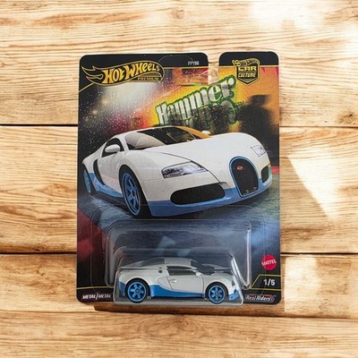 Hot Wheels Premium Car Culture Bugatti Veyron Hammer Drop HRW06 Real Riders