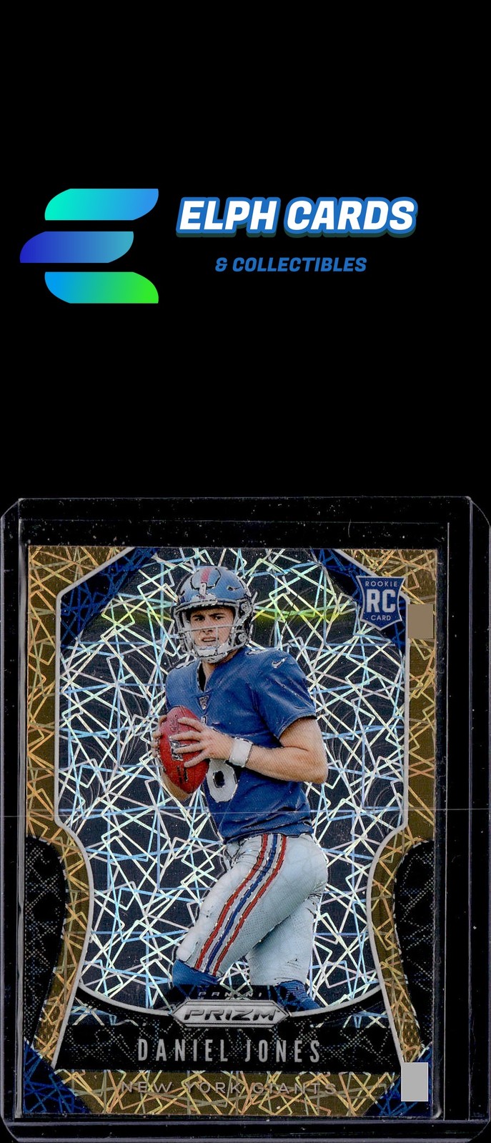 2019 Panini Prizm #302 Daniel Jones Lazer