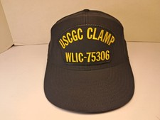 USCGC CLAMP WLIC-75396 Coast Guard Snapback Hat/Cap Adjustable Blue Made in USA